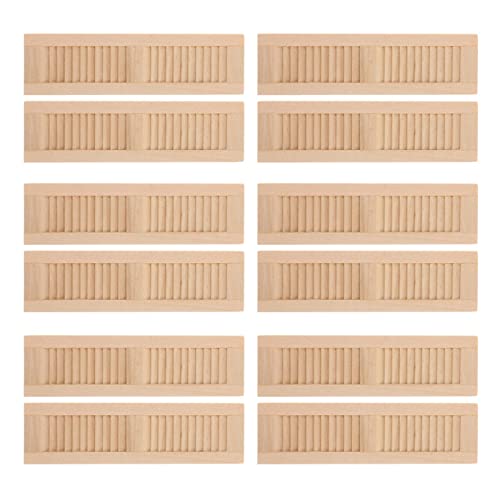Sharplace 12Pcs 1/12 Puppenhaus Möbel Holzläden DIY Fenster Zubehör Sharplace 12Pcs 1/12 Puppenhaus Möbel Holzläden DIY Fenster Zubehör von Sharplace