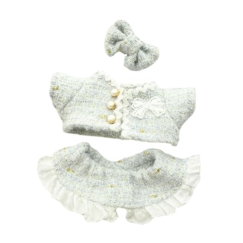 Sharplace 17 cm Modepuppen-Kleidungsset, Puppenzubehör, ausgestopftes Plüschtier, Ankleideset, leicht zu tragendes Outfits-Set für 17 cm große Anhängerpuppe, Blau Sharplace 17 cm Modepuppen-Kleidungsset, Puppenzubehör, ausgestopftes Plüschtier, Ankleideset, leicht zu tragendes Outfits-Set für 17 cm große Anhängerpuppe, Blau von Sharplace