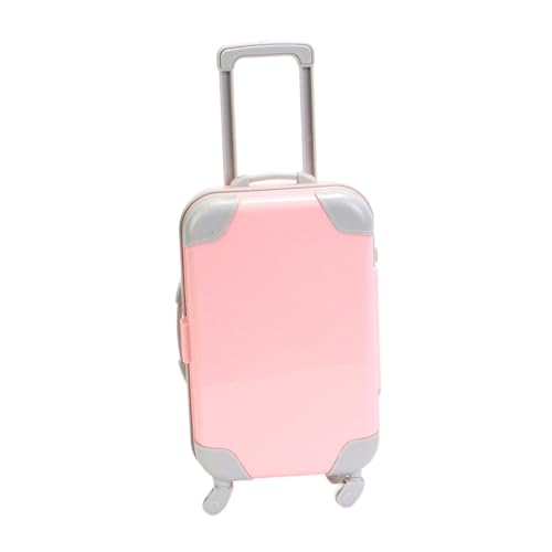 Sharplace 18 Zoll Puppenkoffer, Gepäck, Tragetasche, amerikanische Aufbewahrung, Mini-Reisekoffer, Puppenzubehör für Kinderpartys und Geburtstage, Rosa von Sharplace