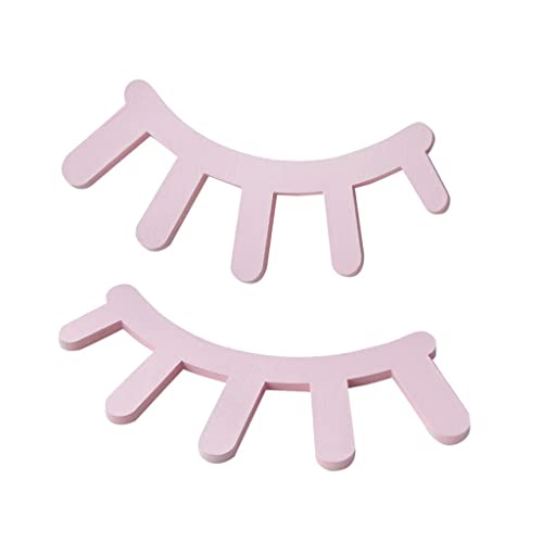 Sharplace 2 3D Holz Wimpern Wandaufkleber Schlafzimmer Aufkleber Ersetzt für Kinderzimmer Geschenk, Rosa Sharplace 2 3D Holz Wimpern Wandaufkleber Schlafzimmer Aufkleber Ersetzt für Kinderzimmer Geschenk, Rosa von Sharplace