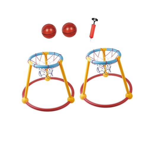 Sharplace 2 Stück schwimmende Pool-Basketballkörbe, Poolspielzeug, Sport, Geburtstagsgeschenke, Schwimm-Basketballkorb-Set mit Pumpe für Jungen und Mädchen Sharplace 2 Stück schwimmende Pool-Basketballkörbe, Poolspielzeug, Sport, Geburtstagsgeschenke, Schwimm-Basketballkorb-Set mit Pumpe für Jungen und Mädchen von Sharplace