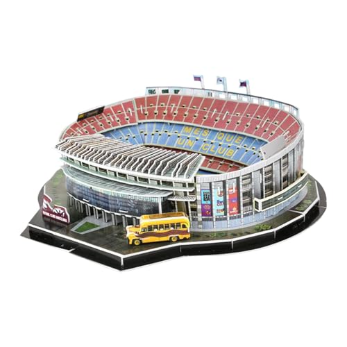 Sharplace 3D-Puzzle, Fußballclub-Veranstaltungsorte, DIY-Baumodellbausatz, 3D-Fußballstadion-Puzzle-Spielzeug für Jungen von Sharplace