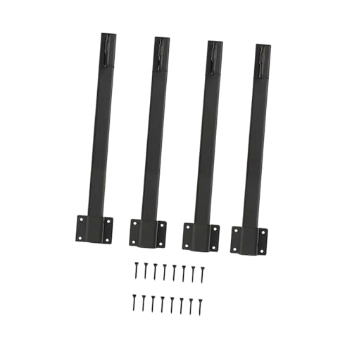 Sharplace 4 x Lichterkettenmasten, Lichtmasten für draußen, Stabiler Beleuchtungsständer aus Metall, Mastständer für Hochzeit, Party, Weihnachten, von Sharplace