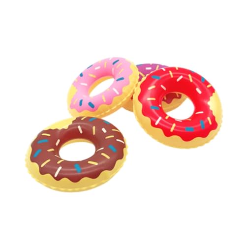 Sharplace 4X Schwimmringe Badewanne Spielzeug farbenfrohe aufblasbare Geschenk Miniaturen Dollhouse Requisiten für Kinder Kinder Jungen Mädchen Schwimmbad, Donut -Muster Sharplace 4X Schwimmringe Badewanne Spielzeug farbenfrohe aufblasbare Geschenk Miniaturen Dollhouse Requisiten für Kinder Kinder Jungen Mädchen Schwimmbad, Donut -Muster von Sharplace