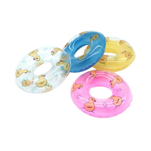 Sharplace 4X Schwimmringe Badewanne Spielzeug farbenfrohe aufblasbare Geschenk Miniaturen Dollhouse Requisiten für Kinder Kinder Jungen Mädchen Schwimmbad, Entenmuster Sharplace 4X Schwimmringe Badewanne Spielzeug farbenfrohe aufblasbare Geschenk Miniaturen Dollhouse Requisiten für Kinder Kinder Jungen Mädchen Schwimmbad, Entenmuster von Sharplace