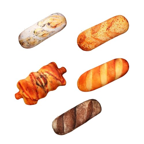 Sharplace 5X Brotform Plüsch Spielzeug Hot Dog Kissen Anreicherung Spielzeugparty bevorzugt süße weiche Spielzeug zurück -Kissen zum Anschauen von TV -Büro Sharplace 5X Brotform Plüsch Spielzeug Hot Dog Kissen Anreicherung Spielzeugparty bevorzugt süße weiche Spielzeug zurück -Kissen zum Anschauen von TV -Büro von Sharplace