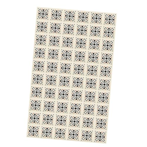 Sharplace 60pcs 1:12 Skala Flooring Mini Holzmöbel, Puppenhausbodenfliesen für Küche, Badezimmerdekoration von Sharplace