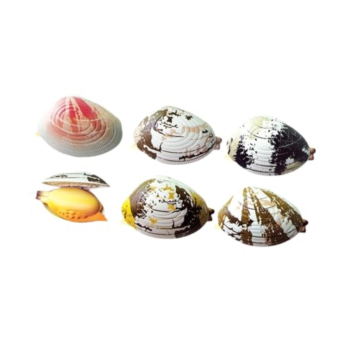 Sharplace 6Pcs Simulation Muscheln Wasser Spray Spielzeug Lustige Outdoor Sprinkler Spielzeug Presse Typ für Party Yard Jungen Mädchen Kinder von Sharplace