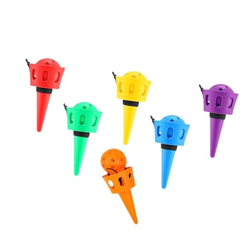 Sharplace 6X Handaugenkoordination Wurf und Bälle Set Toy Kinderspielzeugkinder Ball und Cup -Spiel für Garten Alter 5 6 7 8 9+ Rasen Kinder von Sharplace