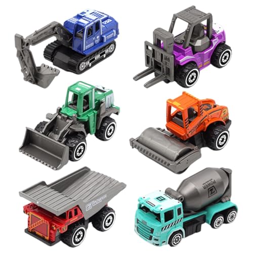 Sharplace 6X Legierung Baufahrzeug Set Bagger Mischer LKW Modell Spielzeug Kinder Baufahrzeug Spielzeug für Spiele Geburtstagsgeschenk Jungen Sharplace 6X Legierung Baufahrzeug Set Bagger Mischer LKW Modell Spielzeug Kinder Baufahrzeug Spielzeug für Spiele Geburtstagsgeschenk Jungen von Sharplace