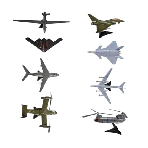 Sharplace 8 Stücke DIY -Flugzeugmodell Miniaturbaugruppe Modell Leicht multifunktional hohe Simulation für Kinderebene Sammlung, Style B Sharplace 8 Stücke DIY -Flugzeugmodell Miniaturbaugruppe Modell Leicht multifunktional hohe Simulation für Kinderebene Sammlung, Style B von Sharplace