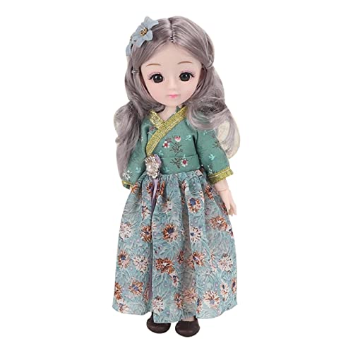Sharplace 9 Zoll BJD Mädchen Puppe, Abnehmbare Gelenke mit Kleidung Und Schuhen, Modepuppe mit Make Up, 1/8 Puppe, Mädchen Spielpuppe von Sharplace