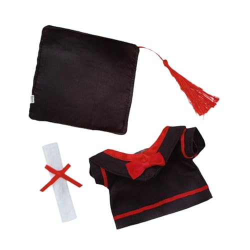 Sharplace Abschlussmütze und Talar für Puppen, weich, für kleine Mädchen, DIY-Geschenke für Absolventen, süßes Mini-Puppenkleidungs-Outfit für 6-Zoll-Puppen , 3 Stück Sharplace Abschlussmütze und Talar für Puppen, weich, für kleine Mädchen, DIY-Geschenke für Absolventen, süßes Mini-Puppenkleidungs-Outfit für 6-Zoll-Puppen , 3 Stück von Sharplace