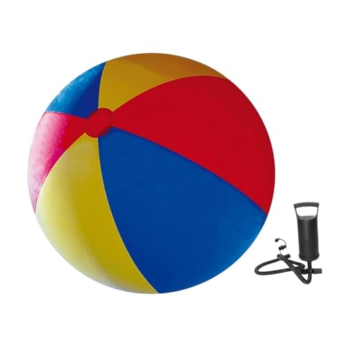 Sharplace Aufblasbare Strandball Neuheit Pool Ball Faltbares helles Tri Farbe Outdoor Sommerunterhaltung Portable Games Interactive Toy, Durchmesser 120 cm Sharplace Aufblasbare Strandball Neuheit Pool Ball Faltbares helles Tri Farbe Outdoor Sommerunterhaltung Portable Games Interactive Toy, Durchmesser 120 cm von Sharplace