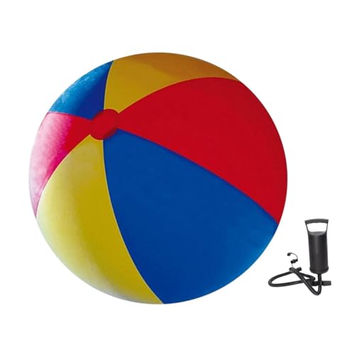 Sharplace Aufblasbare Strandball Neuheit Pool Ball Faltbares helles Tri Farbe Outdoor Sommerunterhaltung Portable Games Interactive Toy, Durchmesser 180 cm Sharplace Aufblasbare Strandball Neuheit Pool Ball Faltbares helles Tri Farbe Outdoor Sommerunterhaltung Portable Games Interactive Toy, Durchmesser 180 cm von Sharplace