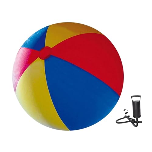 Sharplace Aufblasbare Strandball Neuheit Pool Ball Faltbares helles Tri Farbe Outdoor Sommerunterhaltung Portable Games Interactive Toy, Durchmesser 200 cm Sharplace Aufblasbare Strandball Neuheit Pool Ball Faltbares helles Tri Farbe Outdoor Sommerunterhaltung Portable Games Interactive Toy, Durchmesser 200 cm von Sharplace