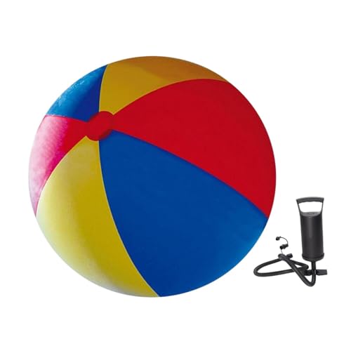 Sharplace Aufblasbare Strandball Neuheit Pool Ball Faltbares helles Tri Farbe Outdoor Sommerunterhaltung Portable Games Interactive Toy, Durchmesser 80 cm Sharplace Aufblasbare Strandball Neuheit Pool Ball Faltbares helles Tri Farbe Outdoor Sommerunterhaltung Portable Games Interactive Toy, Durchmesser 80 cm von Sharplace