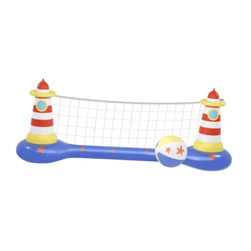 Sharplace Aufblasbares Pool-Volleyball-Spielset, Sommer-Poolspiele, lustiges aufblasbares Ball-Volleyballnetz für die Familie, Kinder und Erwachsene, draußen am, 300cmx70cmx95cm Sharplace Aufblasbares Pool-Volleyball-Spielset, Sommer-Poolspiele, lustiges aufblasbares Ball-Volleyballnetz für die Familie, Kinder und Erwachsene, draußen am, 300cmx70cmx95cm von Sharplace