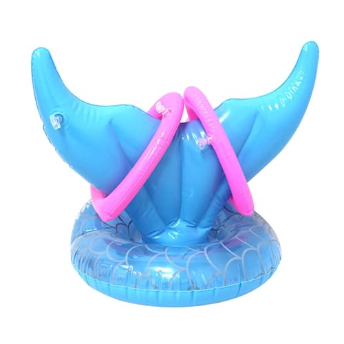 Sharplace Aufblasbares Wurfspielset, Schwimmringspielzeug, aufblasbarer Meerjungfrau Schwanz für Party begünstigt Strand Hinterhof Kinderfamilie, Blau Sharplace Aufblasbares Wurfspielset, Schwimmringspielzeug, aufblasbarer Meerjungfrau Schwanz für Party begünstigt Strand Hinterhof Kinderfamilie, Blau von Sharplace