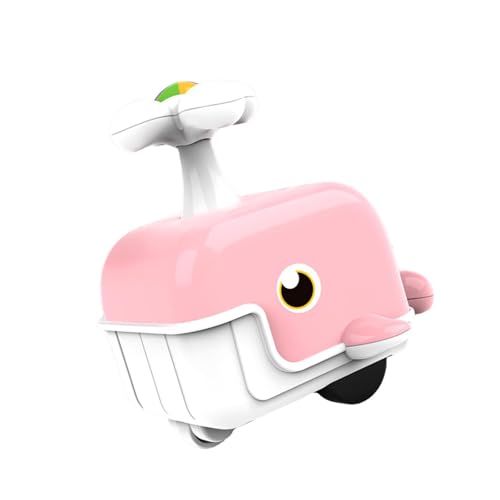 Sharplace Auto Spielzeug Fahrzeug Spielzeug Cartoon Lernen für Schiebe Push and Go Frühpädagogisch für Jungen Mädchen Geschenk, Rosa von Sharplace