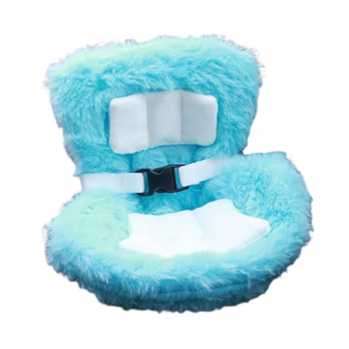 Sharplace Autositz für Puppen, weiches Dekokissen, handgefertigt, Spielzeug, modisches Sammlerstück, Accessoire, Plüschpuppe, Mini-Autositz fürfür Autos, Blau von Sharplace