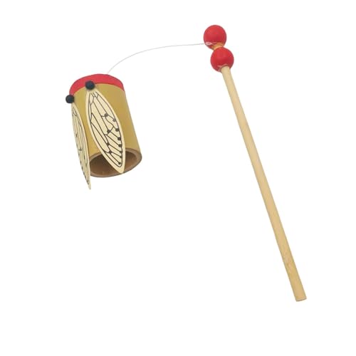 Sharplace Bambus-Zikaden-Spielzeug für, chinesische Bambus-Zikaden, Lernspielzeug, lustiges pädagogisches Geräuschmacher-Spielzeug für ab 3, mit Flügeln von Sharplace