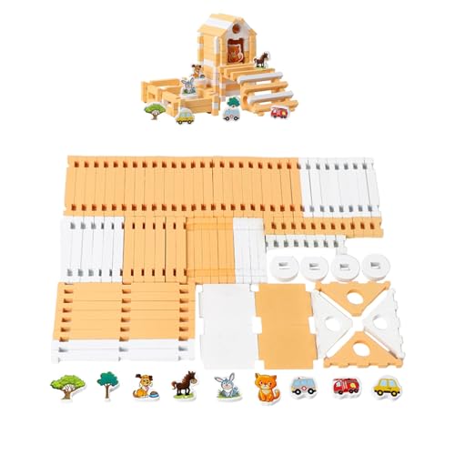 Sharplace Bausteine-Set, DIY-Holzhaus, praktische Fähigkeiten, technisches Lernspielzeug, Konstruktionsgebäude für Jungen und Mädchen, Kindergeschenk Sharplace Bausteine-Set, DIY-Holzhaus, praktische Fähigkeiten, technisches Lernspielzeug, Konstruktionsgebäude für Jungen und Mädchen, Kindergeschenk von Sharplace