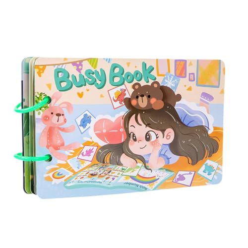 Sharplace Beschäftigt Stickerbuch Frühe Bildung Homeschool Aktivitäten Lernspielzeug Sensorisches Spielzeug für Säuglinge Vorschule Kindergarten Jungen Mädchen, 12 Seiten Sharplace Beschäftigt Stickerbuch Frühe Bildung Homeschool Aktivitäten Lernspielzeug Sensorisches Spielzeug für Säuglinge Vorschule Kindergarten Jungen Mädchen, 12 Seiten von Sharplace