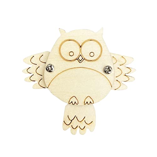Sharplace Beschäftigtes aus Holz für Kleinkinder, DIY-Zubehör, Lernfähigkeit, Spielzeugflugzeug, Reisespielzeug, Owl Sharplace Beschäftigtes aus Holz für Kleinkinder, DIY-Zubehör, Lernfähigkeit, Spielzeugflugzeug, Reisespielzeug, Owl von Sharplace