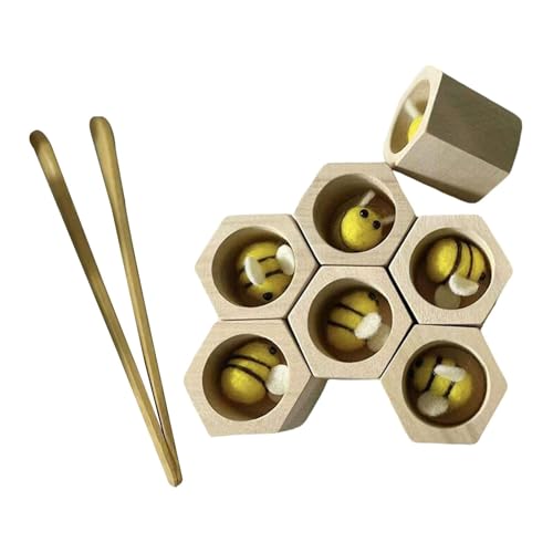 Sharplace Bienenstock-Spielzeug aus Holz, Feinmotorik-Spielzeug, Geschenk für Vorschulkinder, pädagogisches Lernspielzeug, Montessori-Spielzeug für Kinder im Sharplace Bienenstock-Spielzeug aus Holz, Feinmotorik-Spielzeug, Geschenk für Vorschulkinder, pädagogisches Lernspielzeug, Montessori-Spielzeug für Kinder im von Sharplace