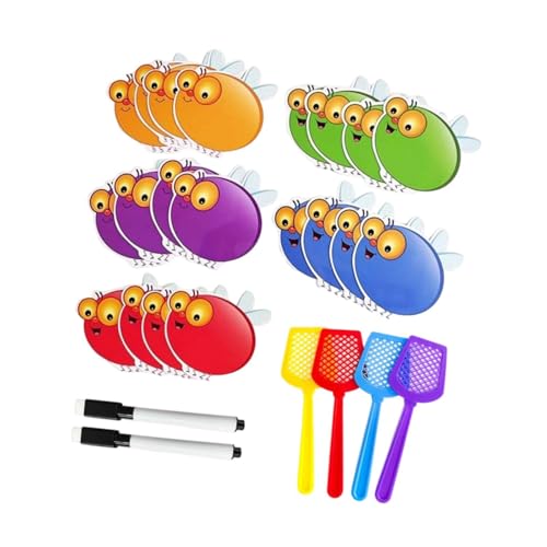 Sharplace Bildungsspielzeugwörter Swating Game Phonics Spielzeug Vorschulkindergarten mit 4 Swatters 20pcs Leer Sharplace Bildungsspielzeugwörter Swating Game Phonics Spielzeug Vorschulkindergarten mit 4 Swatters 20pcs Leer von Sharplace