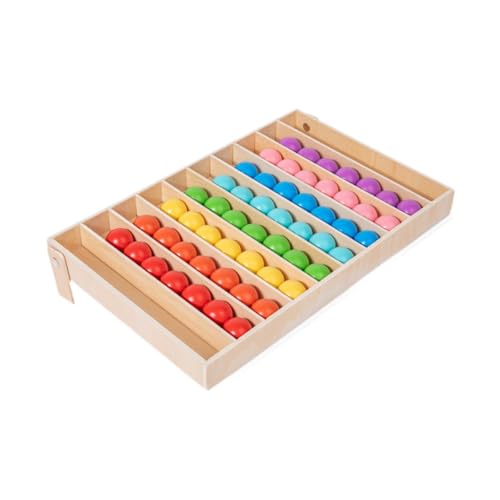 Sharplace Buntes Ballrückgabespiel, Regenbogenbälle, sensorisches Spielzeug, Partygeschenke, Farbsortierballspiel für Vorschulkinder Sharplace Buntes Ballrückgabespiel, Regenbogenbälle, sensorisches Spielzeug, Partygeschenke, Farbsortierballspiel für Vorschulkinder von Sharplace