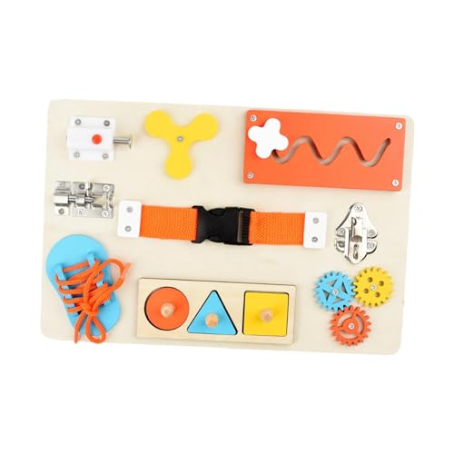 Sharplace Busy Board, Geschenk für Jungen und Mädchen, Feinmotorik, frühes Lernen, interaktives -Lernspielzeug für die Feinmotorik, Reisespielzeug Sharplace Busy Board, Geschenk für Jungen und Mädchen, Feinmotorik, frühes Lernen, interaktives -Lernspielzeug für die Feinmotorik, Reisespielzeug von Sharplace