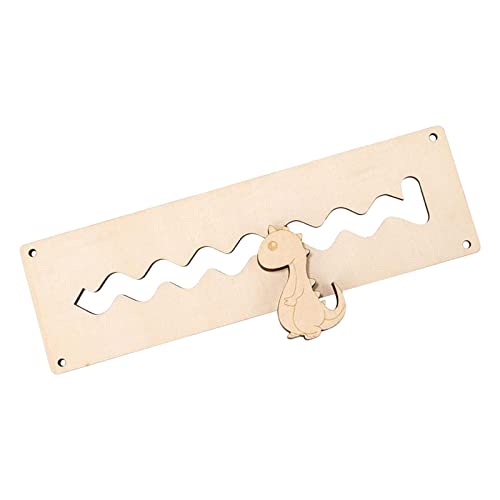Sharplace Busy Board Frühes Lernspielzeug Puzzle Holzsensorik Unbemalt für Kinder Reisen Geburtstagsgeschenk, Stil A von Sharplace