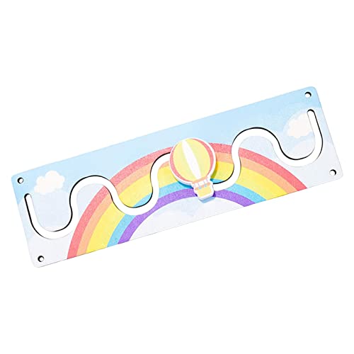 Sharplace Busy Board Frühes Lernspielzeug Puzzle Holzsensorik Unbemalt für Kinder Reisen Geburtstagsgeschenk, Stil C von Sharplace