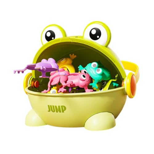 Sharplace Coole springende Frösche als Partygeschenke mit Eimer, lustiges springendes Froschspielzeug für Kinder, GrÜn Sharplace Coole springende Frösche als Partygeschenke mit Eimer, lustiges springendes Froschspielzeug für Kinder, GrÜn von Sharplace