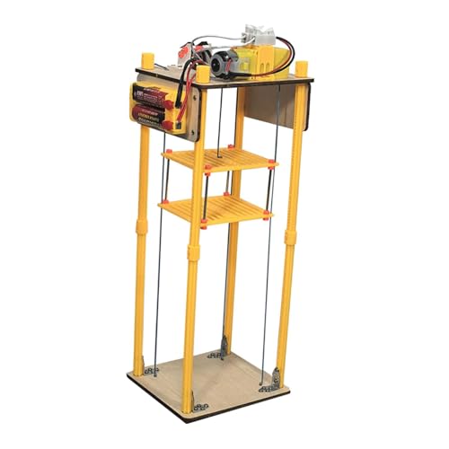 Sharplace DIY Elektrischer Aufzug Modell Elektrischer Aufzug DIY Kits Entwicklungsspielzeug Wissenschaftliche Experimentierkits für von Sharplace