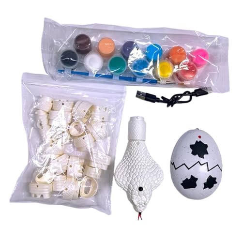 Sharplace DIY Fernbedienung Schlange Realistische Handmalerei Graffiti Hindernisvermeidung mit Sensormodus RC Schlange Spielzeug Elektronisches Tier, Kobra Sharplace DIY Fernbedienung Schlange Realistische Handmalerei Graffiti Hindernisvermeidung mit Sensormodus RC Schlange Spielzeug Elektronisches Tier, Kobra von Sharplace