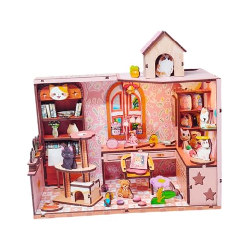 Sharplace DIY-Puppenhäuser mit Möbeln, pädagogisches Spielzeug, Kunstwerk, 3D-Puzzle, Mini-Hausbausatz für Teenager, Familie, Kinder, Valentinstagsgeschenk Sharplace DIY-Puppenhäuser mit Möbeln, pädagogisches Spielzeug, Kunstwerk, 3D-Puzzle, Mini-Hausbausatz für Teenager, Familie, Kinder, Valentinstagsgeschenk von Sharplace