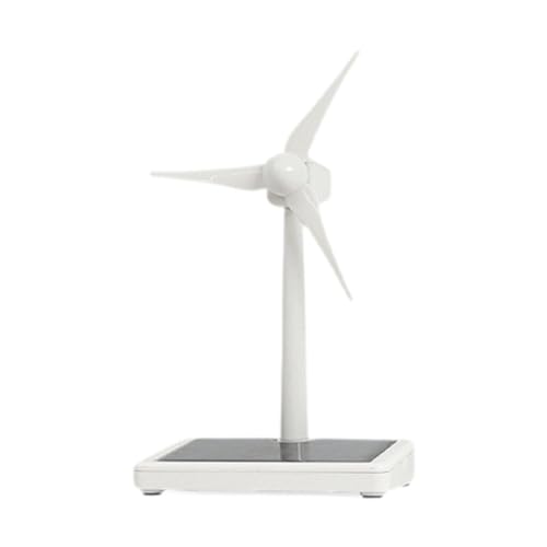 Sharplace DIY Solarbetriebenes Windmühlenmodell, Wissenschaftsbausatz für, Spielzeug, weiß, Geschenke, pädagogisches Handwerk, Schreibtisch, S von Sharplace