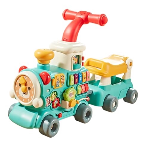 Sharplace Dampfzug Aufsitzspielzeug mit Soundeffekt, Räder, Aktivitätszentrum, Musik-Lernspielzeug für Kleinkinder, Blau Sharplace Dampfzug Aufsitzspielzeug mit Soundeffekt, Räder, Aktivitätszentrum, Musik-Lernspielzeug für Kleinkinder, Blau von Sharplace