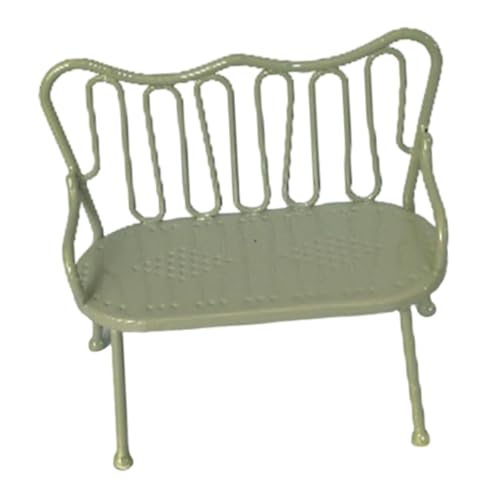 Sharplace Doppelter Miniaturstuhl BJD Puppenhausmöbel Lebensszene Kinderspielzeug Mikroszene Dekoration Nordisches Kinderspielset Doppelstuhlspielzeug, GrÜn Sharplace Doppelter Miniaturstuhl BJD Puppenhausmöbel Lebensszene Kinderspielzeug Mikroszene Dekoration Nordisches Kinderspielset Doppelstuhlspielzeug, GrÜn von Sharplace