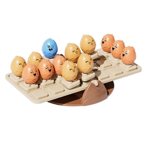 Sharplace -Ei-Balance-Mathe-Spielzeug, Balance-Ei-Wippe, Geburtstagsgeschenke, Mathe-Spiel für ab 3 Jahren von Sharplace