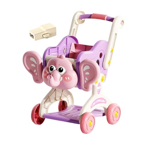 Sharplace Einkaufswagen für, Kleinkinder, Spiel-Lebensmittelwagen, kreatives interaktives Supermarkt-Handwagen-Spielzeug für Vorschulkinder, Jungen und, Rosa Sharplace Einkaufswagen für, Kleinkinder, Spiel-Lebensmittelwagen, kreatives interaktives Supermarkt-Handwagen-Spielzeug für Vorschulkinder, Jungen und, Rosa von Sharplace