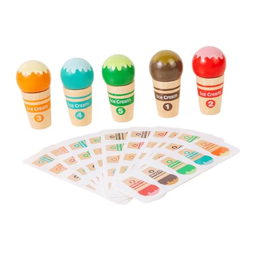 Sharplace Eiscreme-Lernspielzeug für Kinder, Lernspielset für die Feinmotorik, Farbsortierspiel mit Karten für Halloween und Ostern Sharplace Eiscreme-Lernspielzeug für Kinder, Lernspielset für die Feinmotorik, Farbsortierspiel mit Karten für Halloween und Ostern von Sharplace