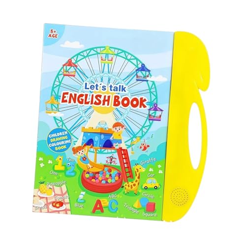 Sharplace Englische Wörter, Soundbuch, pädagogische Soundbücher für die Vorschule, frühes Lernen, Sprechen und Buchstabieren, Lernspielzeug für ab 3 Sharplace Englische Wörter, Soundbuch, pädagogische Soundbücher für die Vorschule, frühes Lernen, Sprechen und Buchstabieren, Lernspielzeug für ab 3 von Sharplace