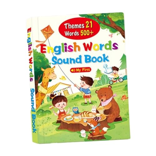 Sharplace Erste englische Wörter, Soundbuch, interaktives Soundbuch, Vokabeln, Lernen für Essen, Lernen von Zahlen, Transport, Selbstlernen Sharplace Erste englische Wörter, Soundbuch, interaktives Soundbuch, Vokabeln, Lernen für Essen, Lernen von Zahlen, Transport, Selbstlernen von Sharplace