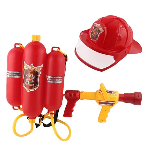 Sharplace Feuerwehr-Wassersprüh-Spielzeugset, Feuerwehr-Rucksack, Wasserspielzeug, Verstellbarer Schultergurt, Spielset, Outdoor-Aktivitäten für Partys Sharplace Feuerwehr-Wassersprüh-Spielzeugset, Feuerwehr-Rucksack, Wasserspielzeug, Verstellbarer Schultergurt, Spielset, Outdoor-Aktivitäten für Partys von Sharplace