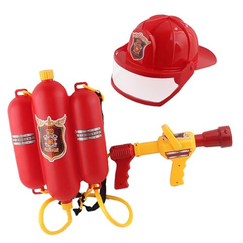 Sharplace Feuerwehr-Wassersprüh-Spielzeugset, Spielset, Geschenke für Jungen, Sommer-Outdoor-Aktivitäten, Rollenspiele für den Garten, Strandparty, 2 StÜck Sharplace Feuerwehr-Wassersprüh-Spielzeugset, Spielset, Geschenke für Jungen, Sommer-Outdoor-Aktivitäten, Rollenspiele für den Garten, Strandparty, 2 StÜck von Sharplace