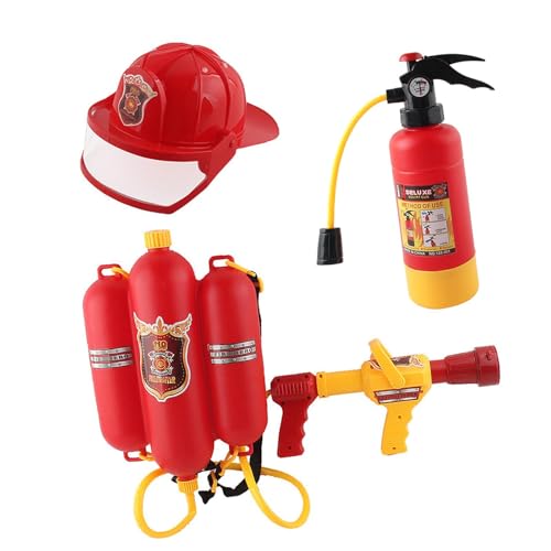 Sharplace Feuerwehr-Wassersprüh-Spielzeugset, Spielset, Geschenke für Jungen, Sommer-Outdoor-Aktivitäten, Rollenspiele für den Garten, Strandparty, 3 Stück Sharplace Feuerwehr-Wassersprüh-Spielzeugset, Spielset, Geschenke für Jungen, Sommer-Outdoor-Aktivitäten, Rollenspiele für den Garten, Strandparty, 3 Stück von Sharplace
